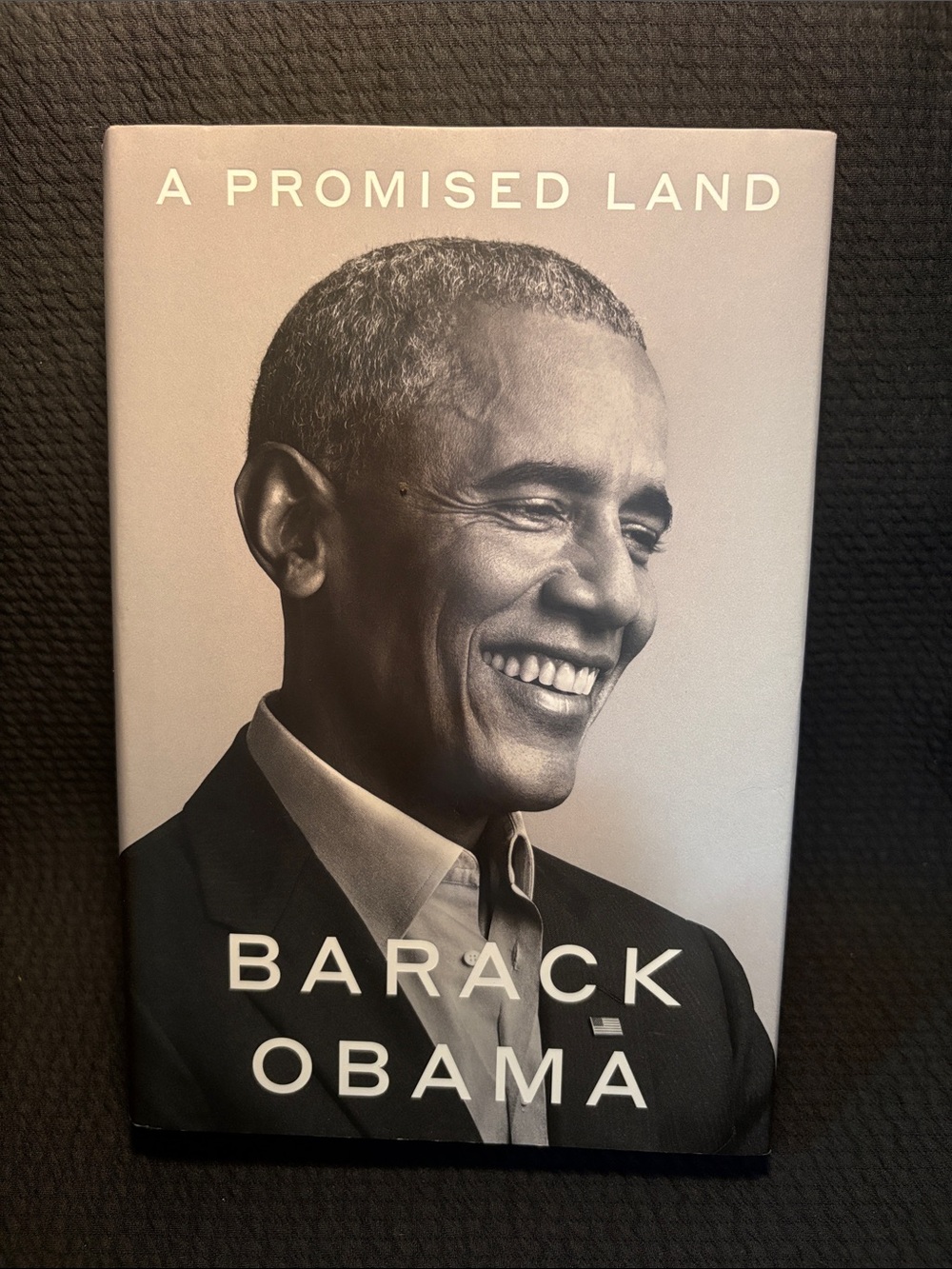 Barack Obama. A Promised Land Hardcover Memoir - Gray & Black HardCover